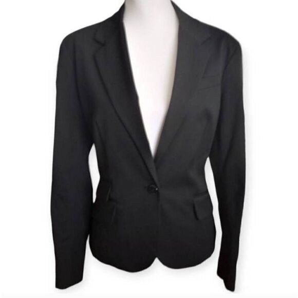 NEW YORK & COMPANY BLACK BLAZER SZ.14 EUC. - Picture 3 of 10